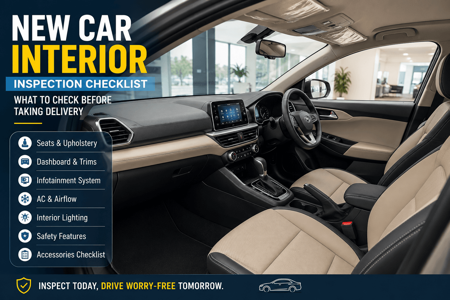 How to Inspect Your New Car's Interior Before Taking Delivery