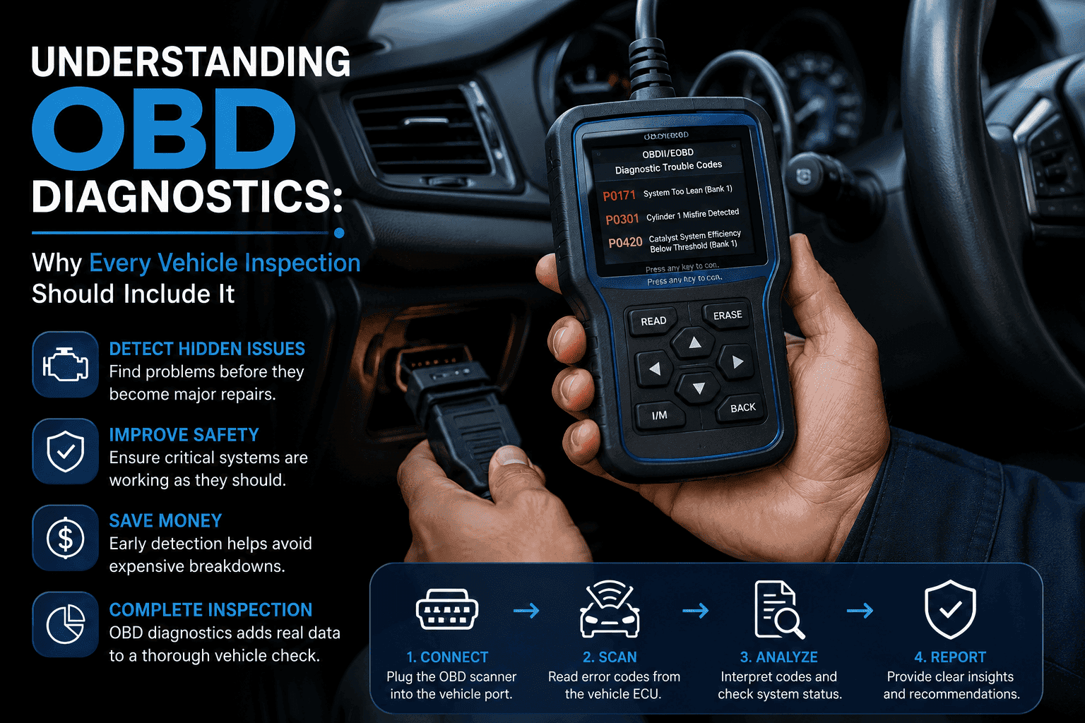 Understanding OBD Diagnostics: Why Every Vehicle Inspection Should Include It